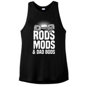 Rods Mods & Dad Bods Ladies PosiCharge Tri-Blend Wicking Tank