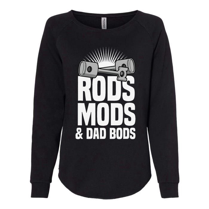 Rods Mods & Dad Bods Womens California Wash Sweatshirt