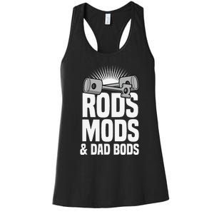 Rods Mods & Dad Bods Women's Racerback Tank