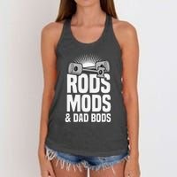 Rods Mods & Dad Bods Women's Knotted Racerback Tank