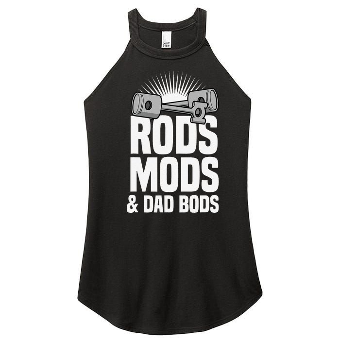 Rods Mods & Dad Bods Women's Perfect Tri Rocker Tank