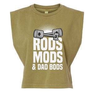 Rods Mods & Dad Bods Garment-Dyed Women's Muscle Tee