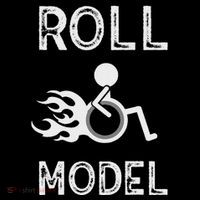 Roll Model Disability Awareness Pwd Wheelchair Model Flat Bill Trucker Hat