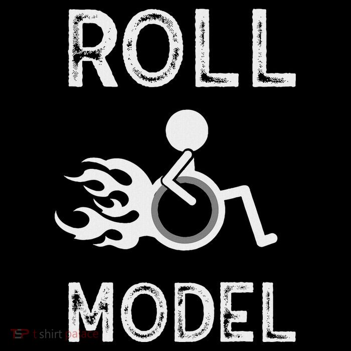 Roll Model Disability Awareness Pwd Wheelchair Model Kids T-Shirt