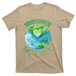 Respect Mother Earth Day Planet Climate Change Environmental Premium T-Shirt