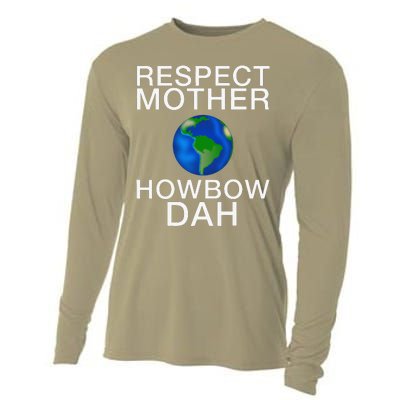 Respect Mother Earth Howbow Dah Earth Day March Cooling Performance Long Sleeve Crew