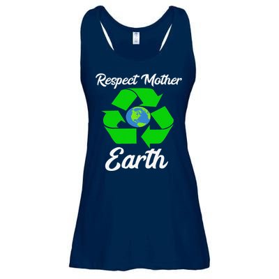 Respect Mother EarthFunny Earth Days Ladies Essential Flowy Tank