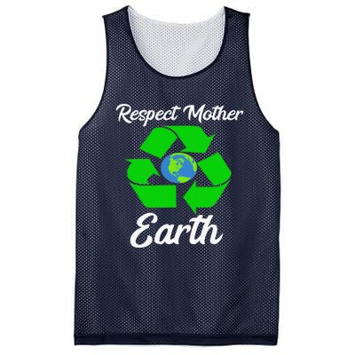 Respect Mother EarthFunny Earth Days Mesh Reversible Basketball Jersey Tank