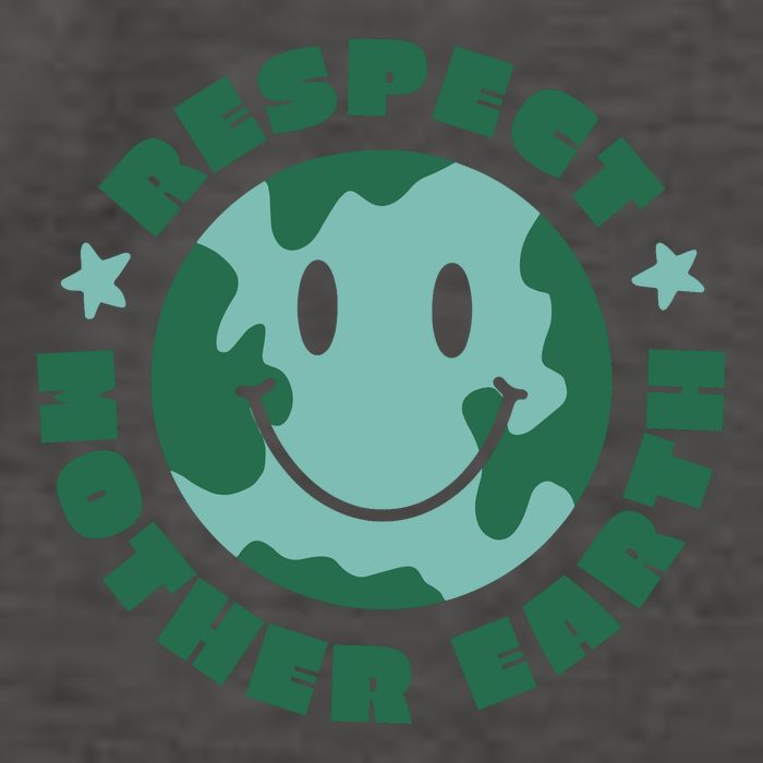Respect Mother Earth Planet Vector Backpack