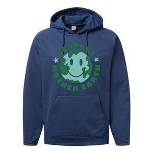 Respect Mother Earth Planet Performance Fleece Hoodie