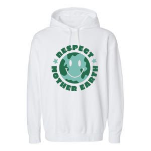 Respect Mother Earth Planet Garment-Dyed Fleece Hoodie