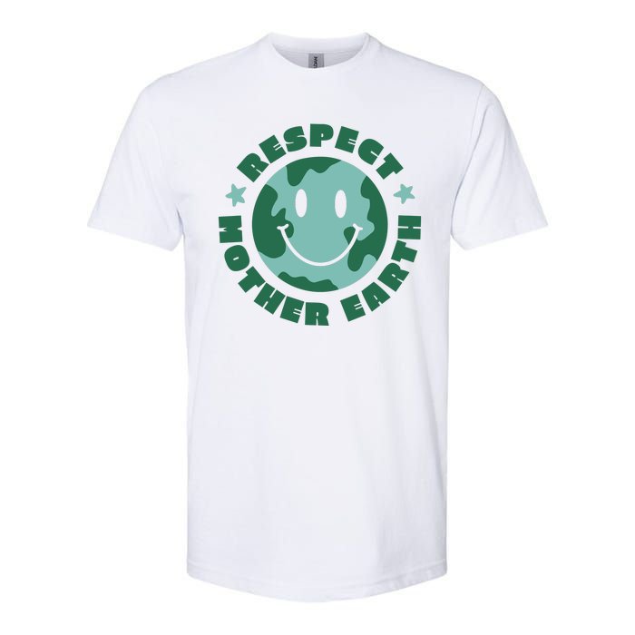 Respect Mother Earth Planet Softstyle CVC T-Shirt