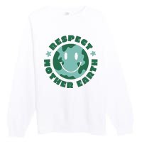 Respect Mother Earth Planet Premium Crewneck Sweatshirt