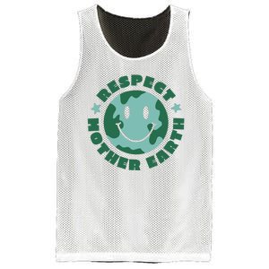 Respect Mother Earth Planet Mesh Reversible Basketball Jersey Tank