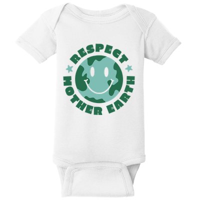 Respect Mother Earth Planet Baby Bodysuit