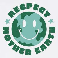 Respect Mother Earth Planet Womens T-Shirt