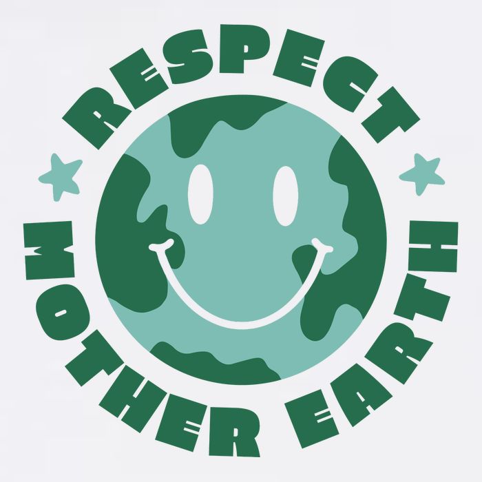 Respect Mother Earth Planet Womens T-Shirt