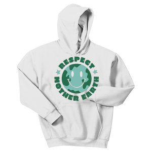 Respect Mother Earth Planet Kids Hoodie