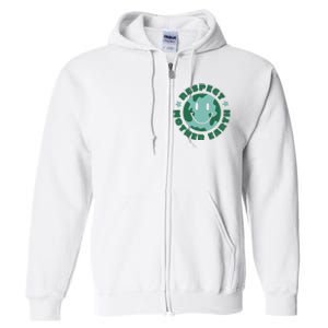 Respect Mother Earth Planet Full Zip Hoodie