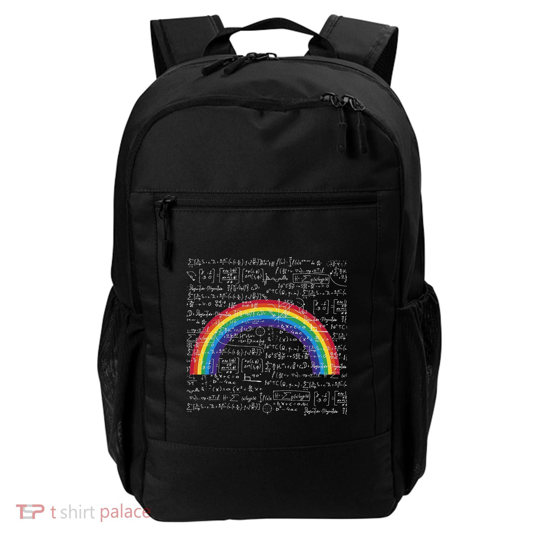 Rainbow Math Equation Teacher Nerd Retro Lgbt Flag Daily Commute Backpack