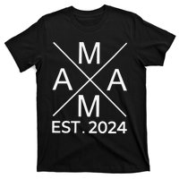 Retro Mama Est 2024 Happy Mothers Day T-Shirt