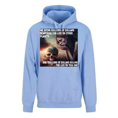 Respect Mother Earth Our Planet To Live Gift Unisex Surf Hoodie