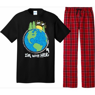 Respect Mother Earth I'm With Her Climate Protest Gift Pajama Set