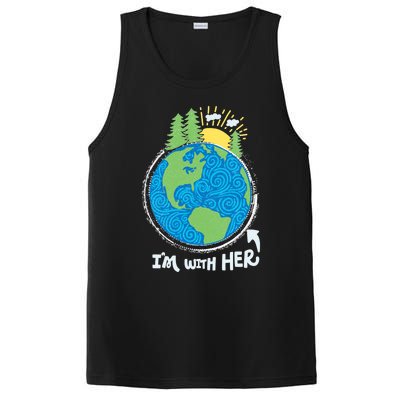 Respect Mother Earth I'm With Her Climate Protest Gift PosiCharge Competitor Tank