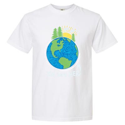 Respect Mother Earth I'm With Her Climate Protest Gift Garment-Dyed Heavyweight T-Shirt