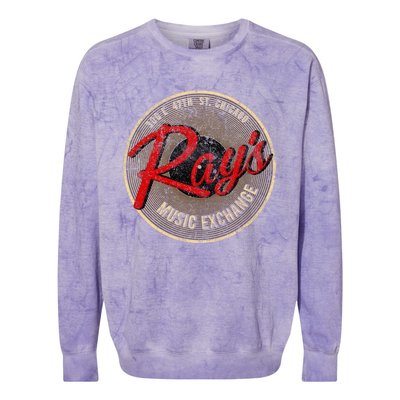 Ray Music Exchange 80s Chicago Gift Colorblast Crewneck Sweatshirt