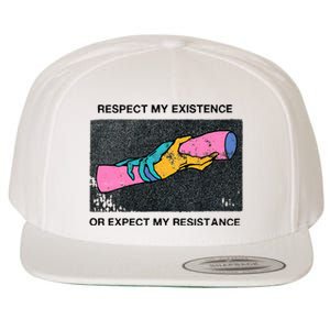 Respect My Existence Or Expect My Resistance Wool Snapback Cap