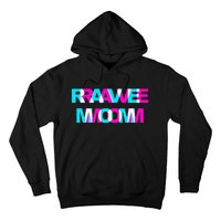 Rave Mom Edm Music Festival Mother Optical Illusion Trippy Hoodie