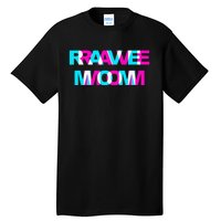 Rave Mom Edm Music Festival Mother Optical Illusion Trippy Tall T-Shirt