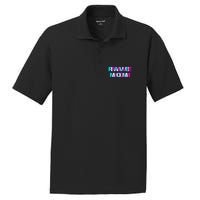 Rave Mom Edm Music Festival Mother Optical Illusion Trippy PosiCharge RacerMesh Polo