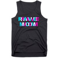 Rave Mom Edm Music Festival Mother Optical Illusion Trippy Tank Top