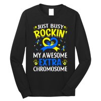 Rocking My Extra Chromosome World Down Syndrome Awareness Long Sleeve Shirt