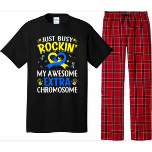 Rocking My Extra Chromosome World Down Syndrome Awareness Pajama Set