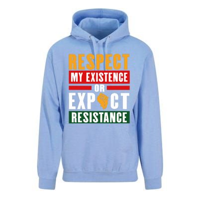 Respect My Existence Or Expect Resistance Unisex Surf Hoodie