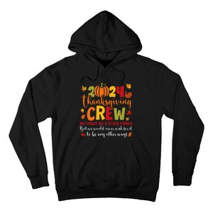 Retro Matching Family 2024 Thanksgiving Crew Pumpkin Autumn Hoodie