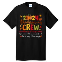 Retro Matching Family 2024 Thanksgiving Crew Pumpkin Autumn Tall T-Shirt