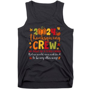 Retro Matching Family 2024 Thanksgiving Crew Pumpkin Autumn Tank Top