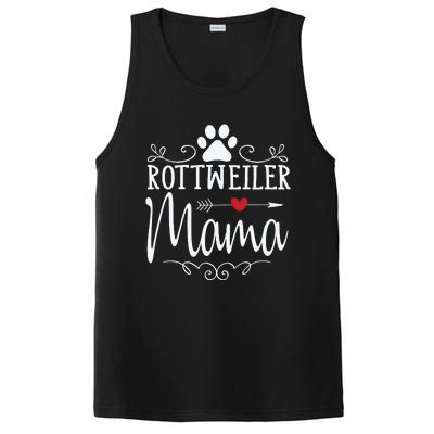 Rottweiler Mama Funny Rottweiler Lover PosiCharge Competitor Tank