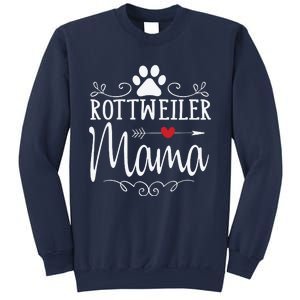 Rottweiler Mama Funny Rottweiler Lover Sweatshirt