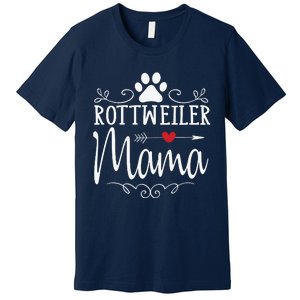 Rottweiler Mama Funny Rottweiler Lover Premium T-Shirt