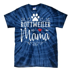 Rottweiler Mama Funny Rottweiler Lover Tie-Dye T-Shirt