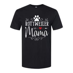 Rottweiler Mama Funny Rottweiler Lover Softstyle CVC T-Shirt