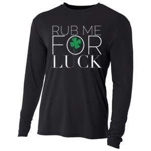 Rub Me For Luck Saint Patrick's Day Parade Cooling Performance Long Sleeve Crew