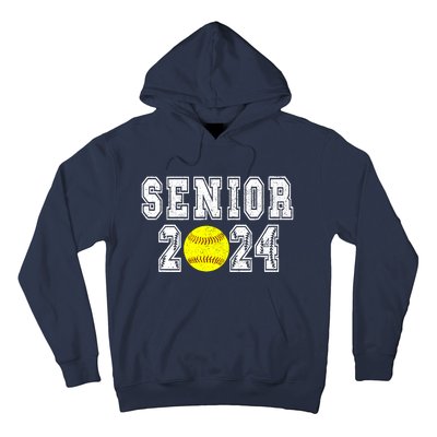 Retro Matching Family Softball Class Of 2024 Dad Hoodie