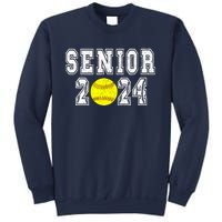 Retro Matching Family Softball Class Of 2024 Dad Sweatshirt