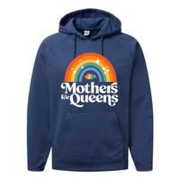 Rainbow Mothers For Queens Support Drag Is Not A Crime Performance Fleece Hoodie